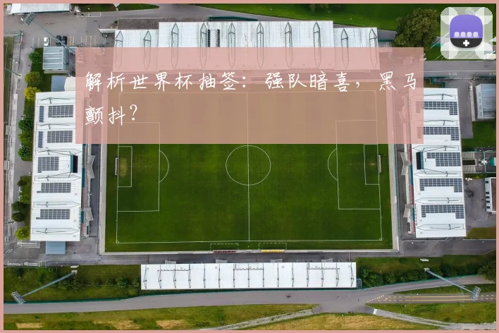 解析世界杯抽签：强队暗喜，黑马颤抖？